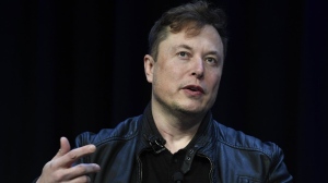 FILE - Tesla and SpaceX CEO Elon Musk speaks at the SATELLITE Conference and Exhibition, March 9, 2020, in Washington. After nine days of being locked out of his Twitter work computer, Haraldur Thorleifsson tweeted at owner Elon Musk, Monday, March 6, 2023, to find out whether or not he’d been fired. (AP Photo/Susan Walsh, File)