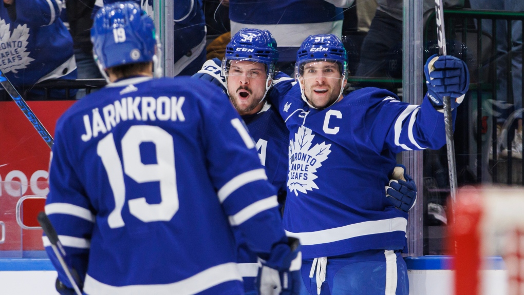 Leafs top Wild 4-3 on Jarnkrok's goal as Marner streak continues