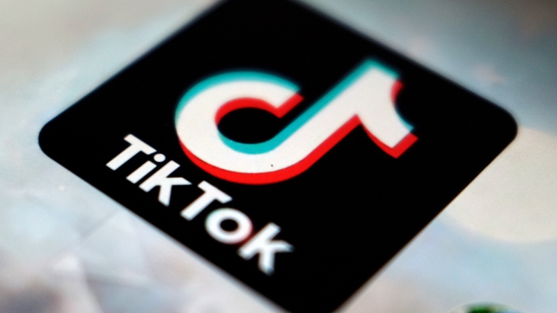 In this Sept. 28, 2020 file photo, a view of the TikTok app logo, in Tokyo. (AP Photo/Kiichiro Sato, File)