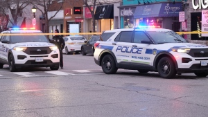 Peel police were called to the area of Elizabeth Street South and Lakeshore Road East in Mississauga shortly after 1 a.m. for reports that two people had been shot.