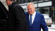 Ontario Premier Doug Ford leaves following a meeting on health care with Prime Minister Justin Trudeau and Canada's premiers in Ottawa on Tuesday, Feb. 7, 2023 in Ottawa. THE CANADIAN PRESS/Sean Kilpatrick