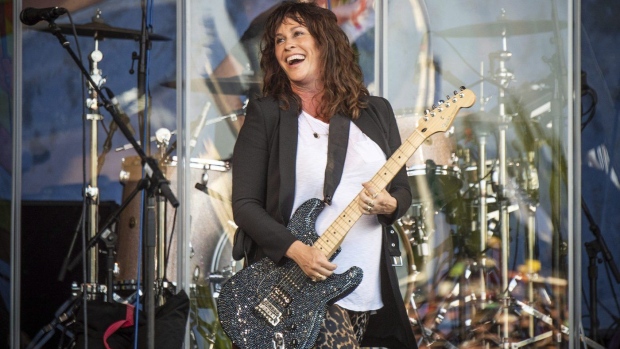 Alanis Morissette performs at the New Orleans Jazz and Heritage Festival on Thursday, April 25, 2019, in New Orleans. Morissette will headline this year's RBCxMusic Concert Series THE CANADIAN PRESS/Amy Harris/Invision/AP