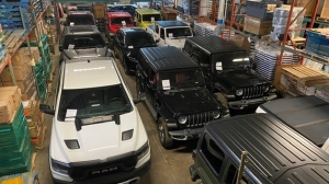 Twenty-four vehicles stolen from Halton Region have been recovered in Morocco. (HRPS photo)