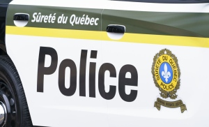 A Surete du Quebec police car is seen in Montreal 