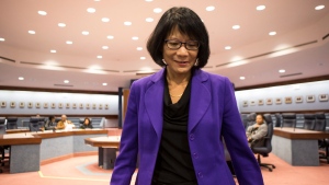 Olivia Chow visits York Civic centre during her Toronto mayoral campaign in Toronto on Saturday October 18, 2014. THE CANADIAN PRESS/Chris Young 