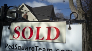 Ontario is expanding deposit insurance to credit unions for homebuyers. Real estate sold sign is shown in a Toronto west end neighbourhood May 16, 2020. THE CANADIAN PRESS/Graeme Roy