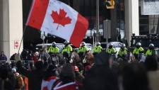 anti-government protest in Ottawa