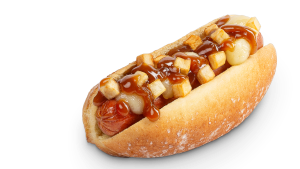 Poutine hot dog 