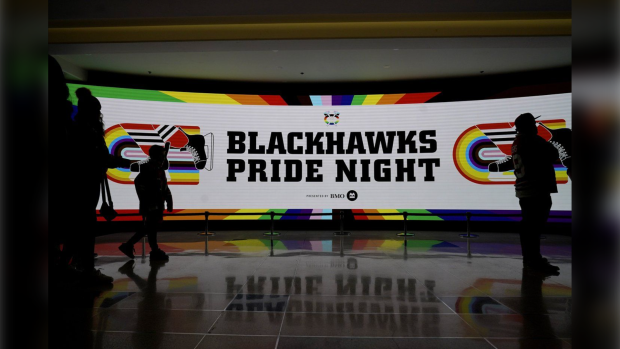 Blackhawks pride night