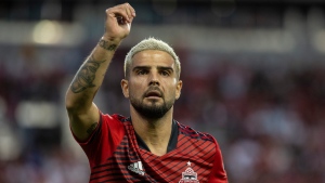 Toronto FC's Lorenzo Insigne is pictured during MLS action against New England Revolution in Toronto on Wednesday August 17, 2022. While unbeaten in its last six games (1-0-5), Toronto FC needs to start turning draws into wins. Bob Bradley's team will be buoyed by the fact that Italian star Insigne has been upgraded to questionable after missing the last six games with a groin injury. THE CANADIAN PRESS/Chris Young
