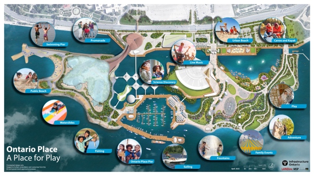 Ontario Place map