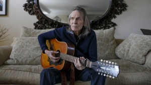 Canadian musician Gordon Lightfoot poses for a photo in his Toronto home on April 25, 2019. THE CANADIAN PRESS/Cole Burston