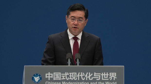 Chinese foreign minister Qin Gang 