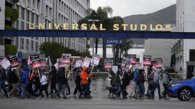 Writers Guild of America picket 