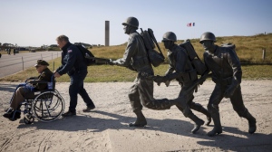 World War II veterans shared vivid memories of D-Day and the fighting as dozens returned to Normandy beaches and key battle sites to mark the 79th anniversary of the decisive assault that led to the liberation of France and Western Europe from Nazi control.