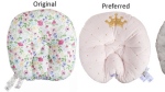 This photo released by the U.S. Consumer Product Safety Commission on Tuesday, June 6, 2023, shows, from left, the recalled Boppy Original Newborn Lounger, Boppy Preferred Newborn Lounger and Pottery Barn Kids Boppy Newborn Lounger. The Boppy Company recalled more than 3 million of its popular infant pillows almost two years ago in light of a suffocation risk — with reports of eight deaths associated with Boppy's loungers between 2015 and 2020. In a Tuesday notice, the CSPC said that two additional babies died shortly after the recall was initiated in September 2021. (U.S. Consumer Product Safety Commission via AP)
