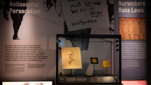 Objects on display at the Toronto Holocaust Museum, photographed on Friday, June 9, 2023. THE CANADIAN PRESS/ Tijana Martin