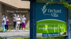 Orchard Villa Long-Term Care in Pickering rally 