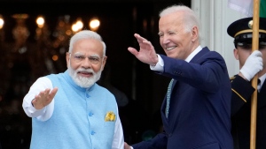 Biden and Modi meet