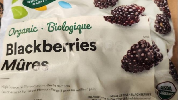 frozen blackberries recall