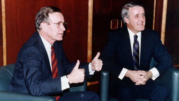 George Bush, Brian Mulroney
