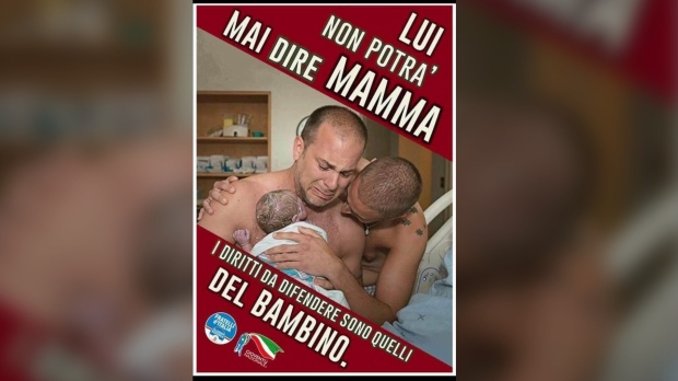 Fratelli d'Italia anti-surrogacy campaign