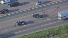 Milton, Highway 401, crash, 
