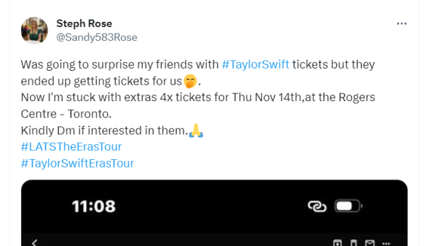 La truffa sui biglietti di Taylor Swift Toronto costa alla mamma $ 1.600