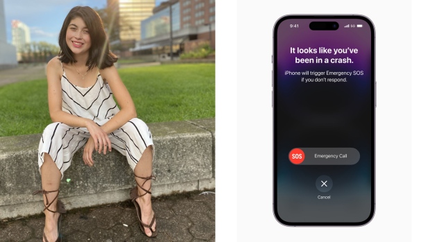 Haar ouders zeiden dat de probleemoplossingsfunctie van de iPhone het leven van de Hamilton-vrouw heeft gered