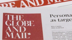 Mather Economics says it has acquired artificial intelligence-driven analytics platform Sophi Inc. from the Globe and Mail. The Globe and Mail newspapers are seen in Ottawa, Friday, Dec. 1, 2017. THE CANADIAN PRESS/Adrian Wyld