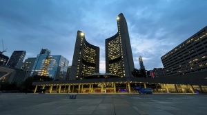 Toronto City Hall night