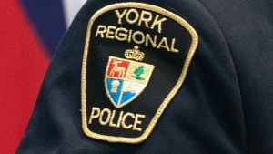 York Regional Police patch is shown Dec, 19, 2022. THE CANADIAN PRESS/Arlyn McAdorey 