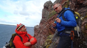 CSA astronaut David Saint-Jacques, left, and Dr. Gordon Osinski are shown on a field training expedition at West Clearwater Lake in northern Quebec in this 2014 handout photo. In a milestone moment for Canadian space science, planetary geologist Gordon “Oz” Osinski is hoping to "make Canada proud" after his appointment to a NASA team that will train the first person to walk on the moon in over 50 years. THE CANADIAN PRESS/HO - Gordon Osinski
