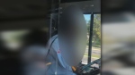 A TTC operator who was the victim of what the union is calling a 'verbally abusive' tirade is shown in a still image taken from a video posted online. 
