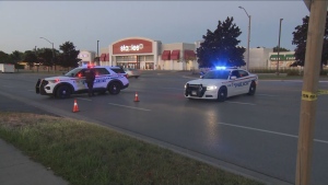 Police are investigating the death of a woman who was found seriously injured on a road in Ajax.