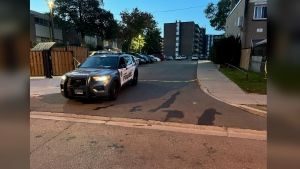 Two people have died following a Sept. 23 drive-by shooting in Rexdale. (Simon Sheehan/CP24)