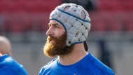 Toronto Arrows forward Mike Sheppard is shown during a 29-27 loss to the New York Ironworkers on April 8, 2023, at York Lions Stadium in this handout photo. The 34-year-old Sheppard recently announced his retirement from rugby. THE CANADIAN PRESS/HO, Marc Emye