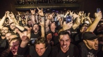 Fans cheer as Metallica plays at the Opera House, a small venue with a 950 person capacity, in Toronto, Tuesday November 29, 2016. Live Nation says it has launched a new program that pledges to no longer take a cut of musician's merchandise sales at some of its club venues. THE CANADIAN PRESS/Mark Blinch