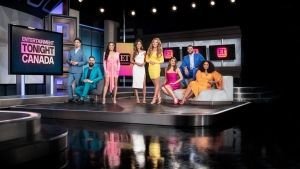 ET Canada hosts are shown in a handout photo. Corus Entertainment says it has decided to end production on "ET Canada," the long-running Canadian arts and entertainment news magazine. THE CANADIAN PRESS/HO-Corus Entertainment **MANDATORY CREDIT**