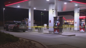 Toronto police are on the scene of a carjacking at a gas station near Finch and Sentinel.