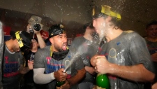 Texas Rangers celebrate