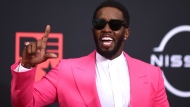 Sean "Diddy" Combs arrives at the BET Awards on Sunday, June 26, 2022, at the Microsoft Theater in Los Angeles. (Photo by Richard Shotwell/Invision/AP) 