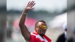 The province is set to honour 26 people with the Order of Ontario tonight. Six-time Olympic medallist Andre De Grasse, former hockey player Eric Lindros and Toronto Star owner Jordan Bitove are among the recipients. De Grasse waves to spectators after winning the men's 200-metre final at the Canadian track and field championships, in Langley, B.C., Sunday, July 30, 2023. THE CANADIAN PRESS/Darryl Dyck