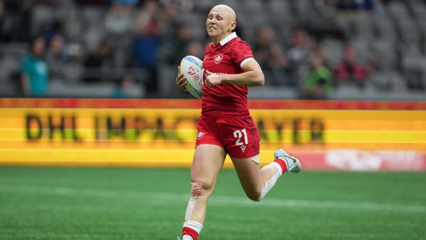 Canada's women's rugby sevens finished fourth in Dubai in the season-opening event