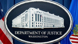 FILE - The Justice Department in Washington, Nov. 18, 2022. (AP Photo/Andrew Harnik, File)

