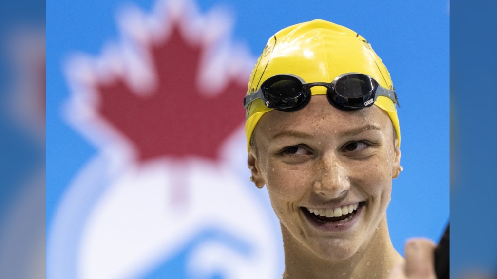 Swimming sensation Summer McIntosh voted CP female athlete of the year