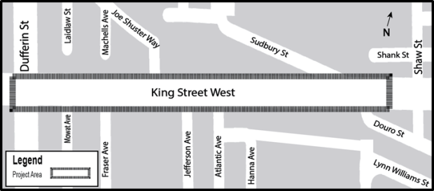 King Street West construction