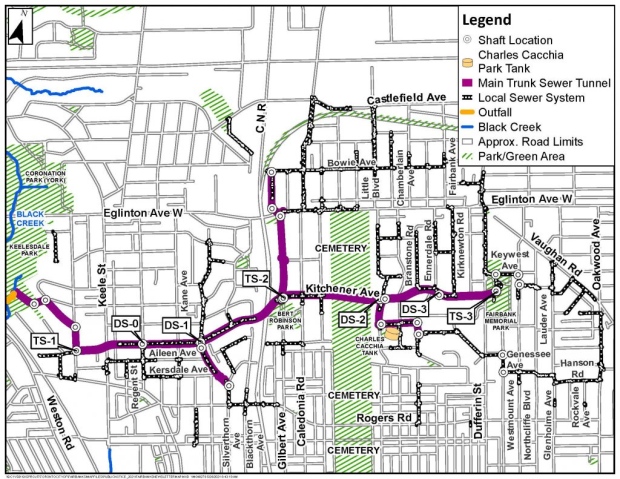 Fairbank Storm Sewer System Map