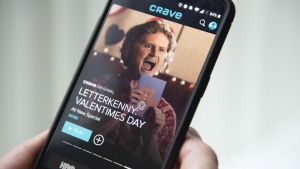 Bell Media's Crave told customers this week that price of their top subscription streaming package is about to go up by about $2 per month. The Crave app is seen on a phone in Toronto on Thursday, Feb. 7, 2019. THE CANADIAN PRESS/Graeme Roy