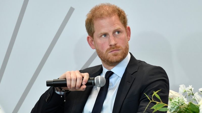 Prince Harry, The Duke of Sussex, participates in The Archewell Foundation Parents' Summit "Mental Wellness in the Digital Age" as part of Project Healthy Minds' World Mental Health Day Festival on Tuesday, Oct. 10, 2023, in New York. (Photo by Evan Agostini/Invision/AP)